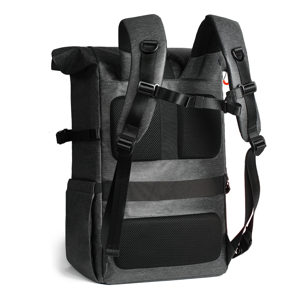 K&F Concept Camera Backpack Waterproof Photography 15" Laptop Compartment for SLR/DSLR Camera, Lens and Accessories with Rain Cover - KF13.096 COMMUTER