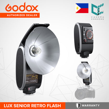 Godox Lux Senior Retro Camera Flash Small Mount On Camera