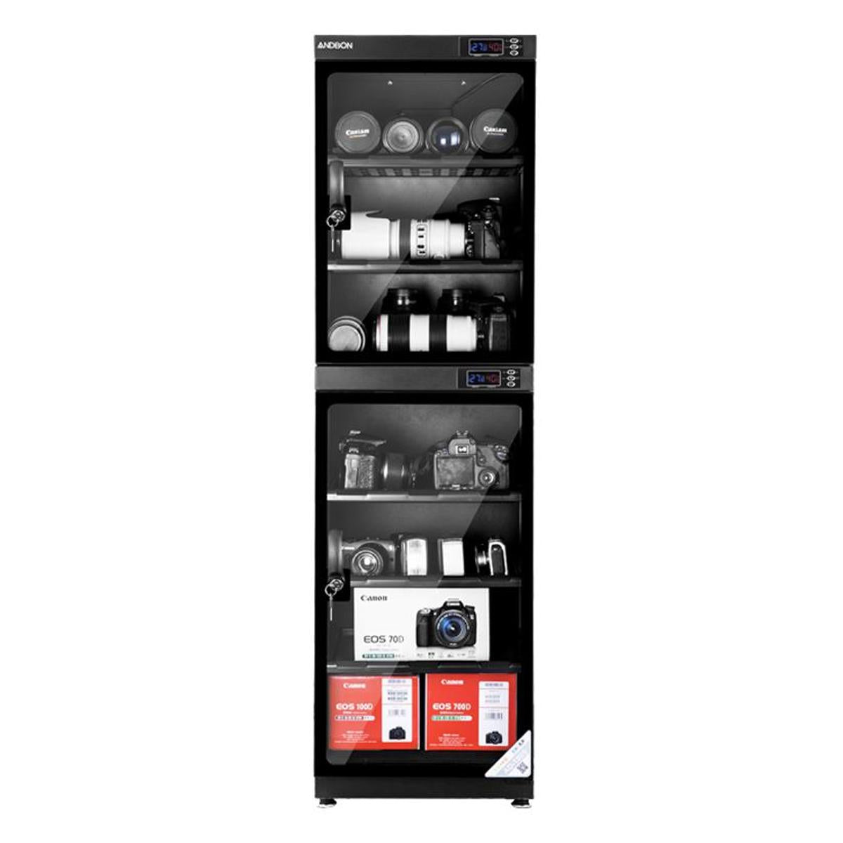 Andbon AD-180S 180L Electronic Automatic Digital Control Dry Cabinet Storage AD180S