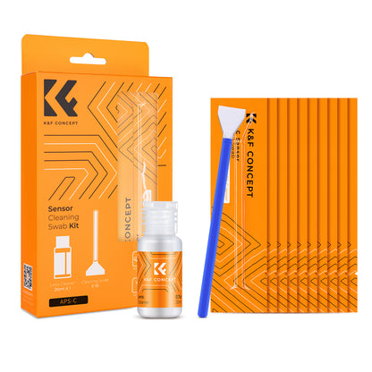 K&F Concept 1616 16mm APS-C Sensor Cleaning Swab Kit for Camera Lenses