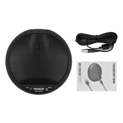 Takstar BM-630USB Digital Boundary Microphone USB Conference Microphone Omnidirectional BM630USB