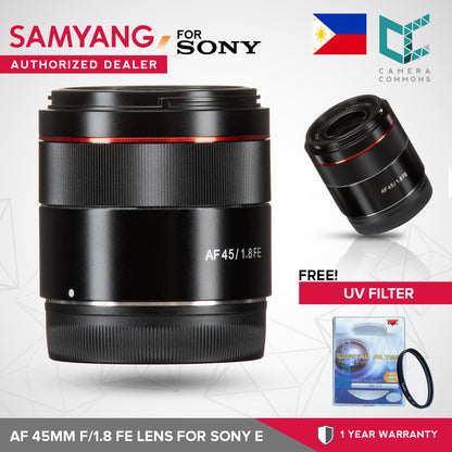 Samyang AF 45mm f/1.8 FE Lens for Sony E