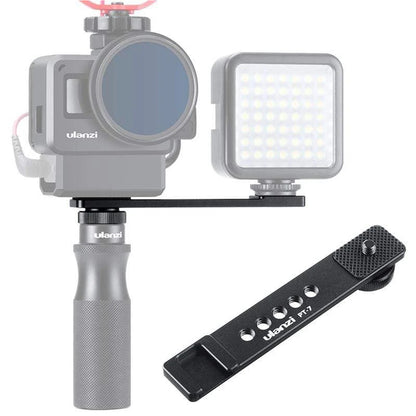 Ulanzi PT-7 Extension Bar Bracket with Cold Shoe 1/4 Screw for LED Video Light PT7