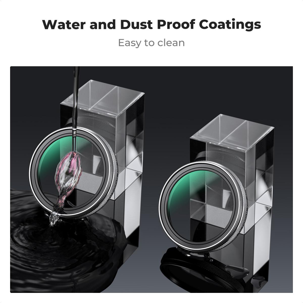 CLEARANCE KF FILTERS Fuji lens 1/4 black mist filter, HD waterproof and scratch-proof, suitable for Fuji X100/X100F/X100S/X100T/X100V/X100VI models, NANO-X series