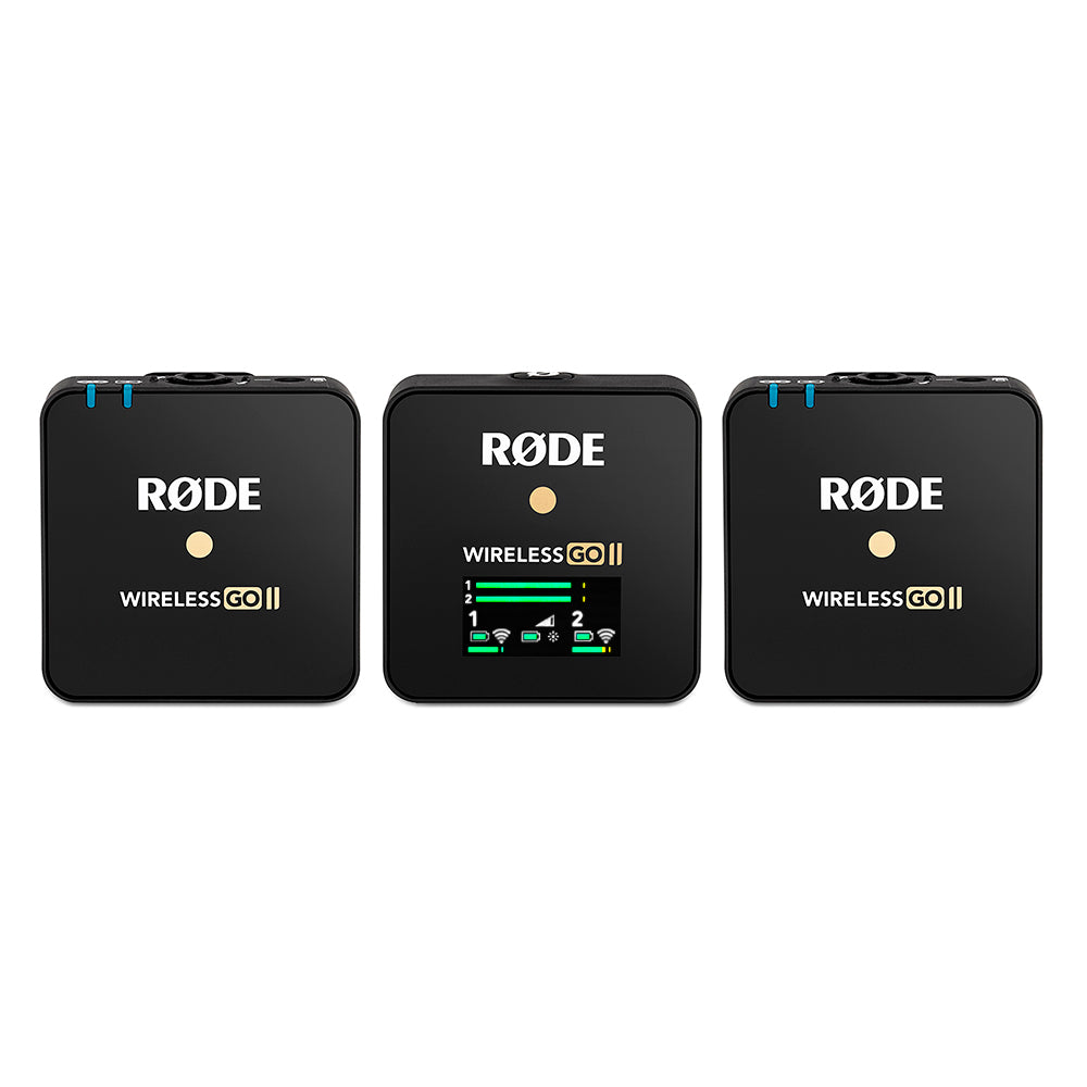 Rode Wireless GO II Single or Dual Channel 2-Person Compact Digital Wireless Microphone System