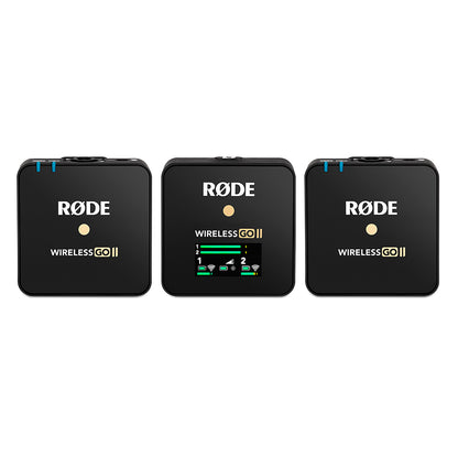 Rode Wireless GO II Single or Dual Channel 2-Person Compact Digital Wireless Microphone System