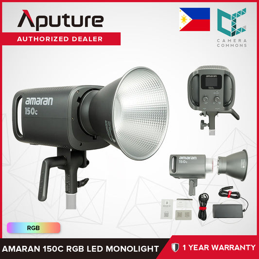 Aputure Amaran 150c 300c RGB LED Monolight 150W Studio Lighting Full RGB Color Control Active Cooling