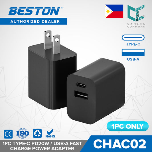 Beston 20W / 30W PD Type C to USB A Adapter Charger Fast Charging Plug for CellphonesÃÂ LaptopÃÂ Tablet