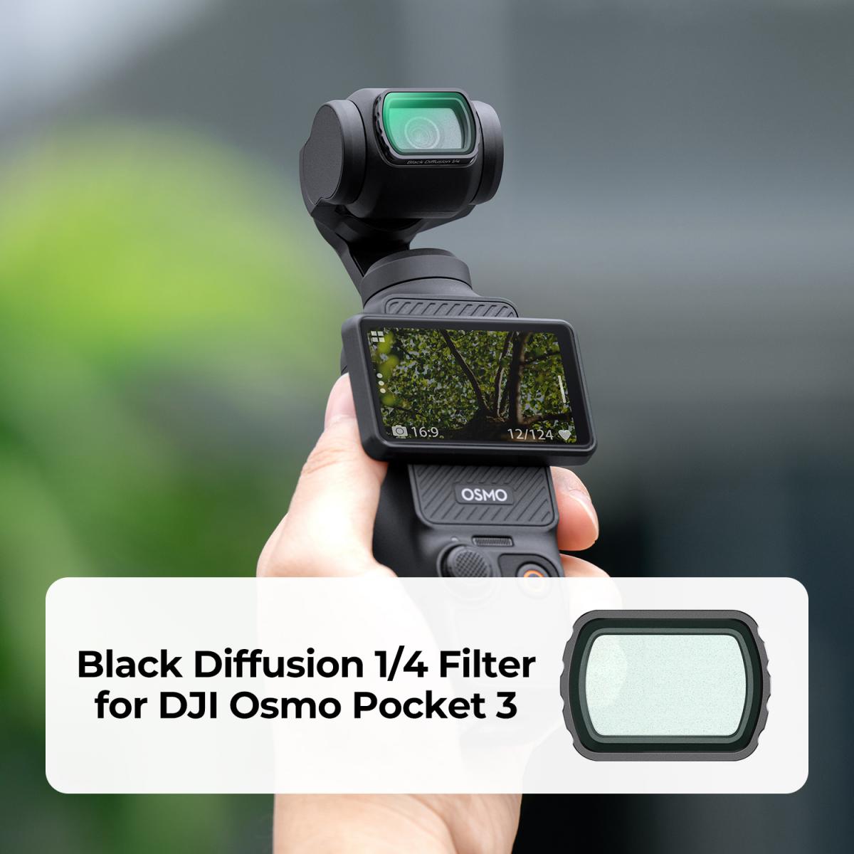 CLEARANCE KF FILTERS DJI Osmo Pocket 3Ã¯Â¼Âmutifuncational 1/4 black mist) HD, Greencoat, waterproof, anti-scratch CONCEPT