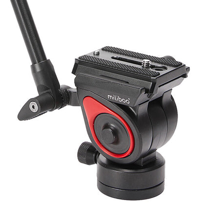 Miliboo MUF Video Fluid Head Aluminum Alloy 360 Degrees Panning for Tripod