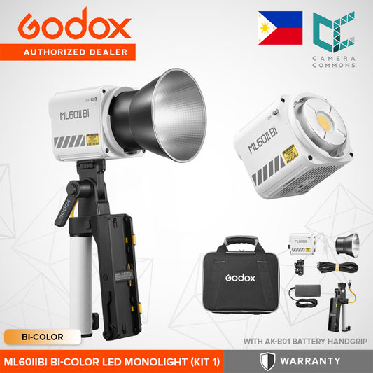 Godox ML60IIBi Bi-Color LED Monolight CRI 96 2800-6500K CCT Photo Light Studio Lighting ML60II