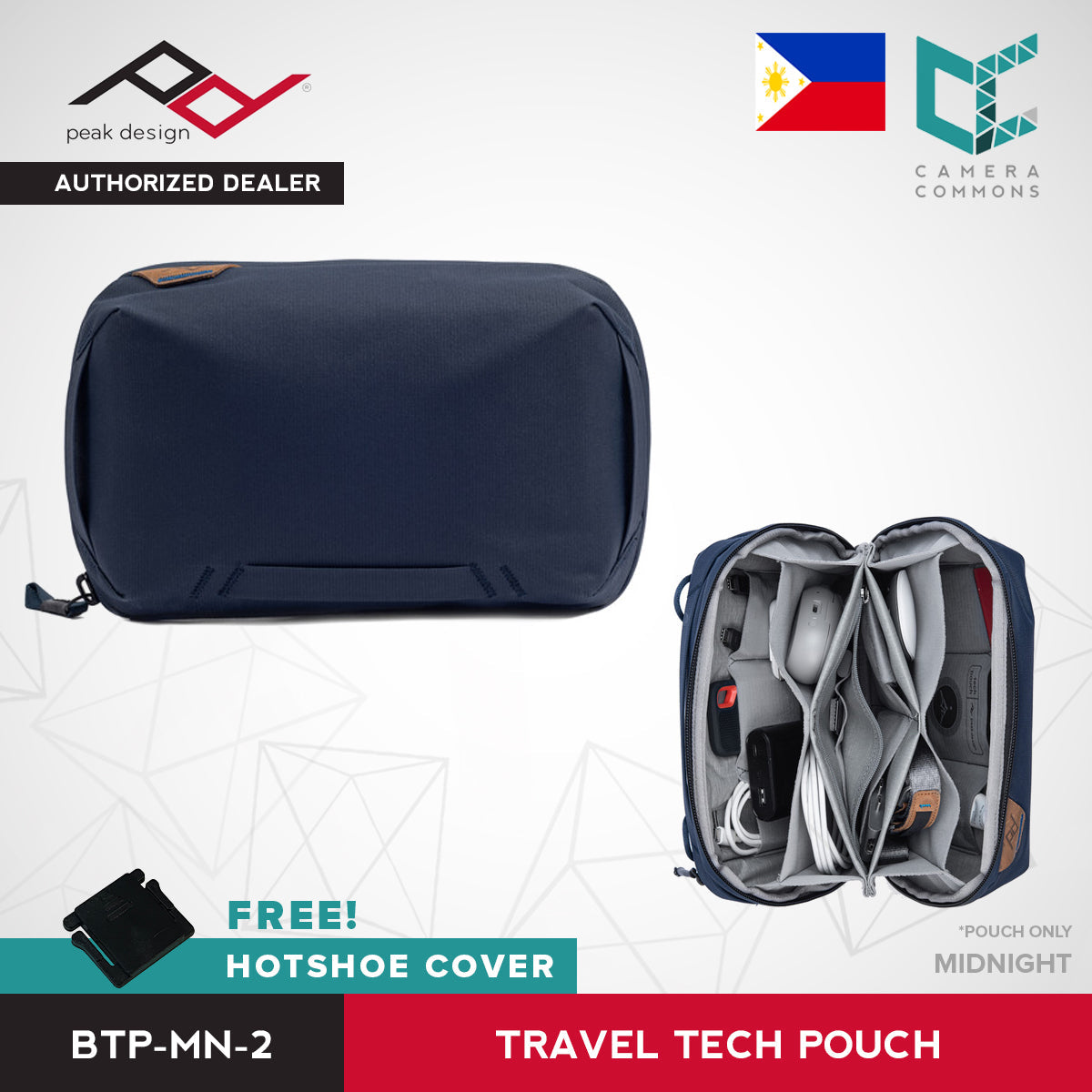 Peak Design Travel Tech Pouch V2 Camera Accessories Small Medium Black Bone Charcoal Midnight Sage