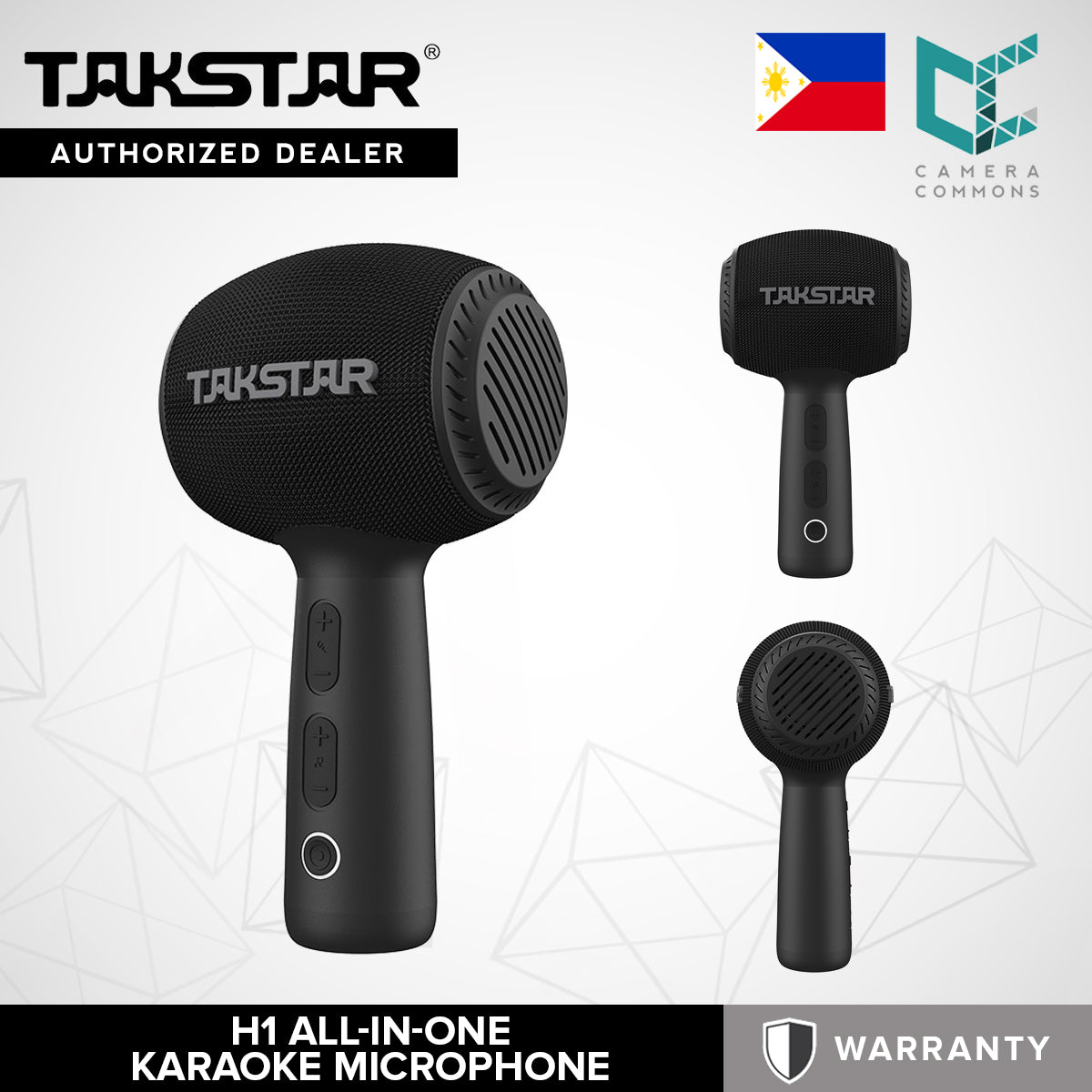 Takstar H1 All-in-One Karaoke Microphone Wireless Handheld Unidirectional for PC Cellphone Audio