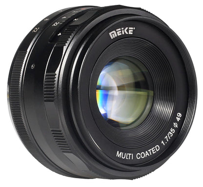 MEIKE 35mm f1.7 Large Aperture Manual Focus Prime Lens APS-C for CANON EF M EFM
