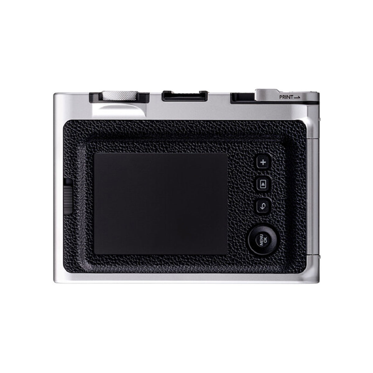 FUJIFILM Instax Mini Evo Hybrid Instant Camera Black and Brown with Mini Glossy Instant Film Sheets Direct Printing