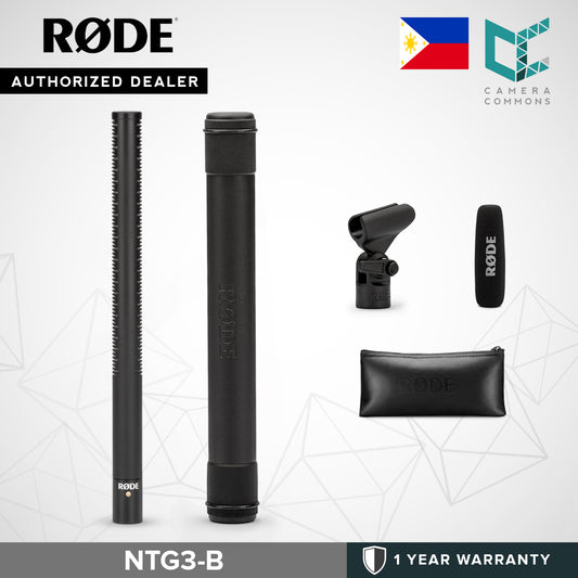 Rode NTG3 Broadcast Shotgun Microphone Audio Equipment NTG3-B NTG3B