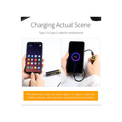 Beston 1pc 21770 77T-50 Type C 5000mah Li-ion Rechargeable Battery Two Way Plug In Black Yellow 77T50