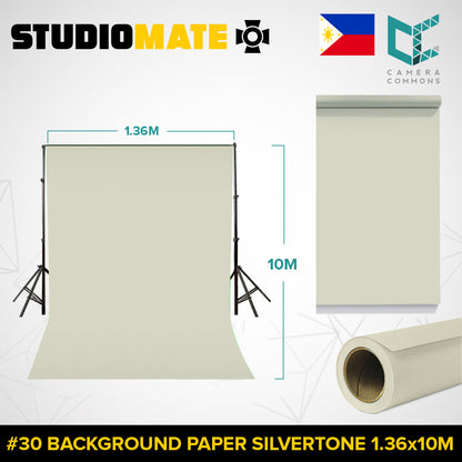 Studiomate Seamless Photography Videography Backdrop Background Paper 1.36x10m / 4.46 x 32 ft Studio Equipment