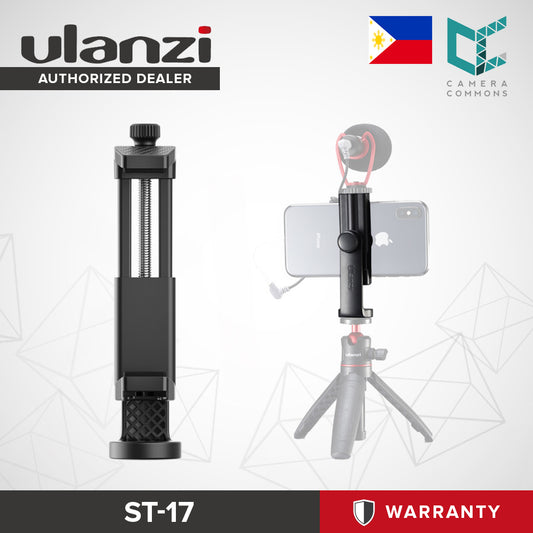 Ulanzi ST-17 360ÃÂ° Rotating Tripod Mount for Smartphones Phone Holder Camera Accessory 2120