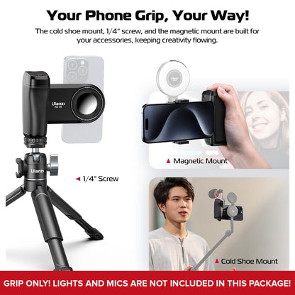 Ulanzi MA35 MagSafe Bluetooth Smartphone Camera Shutter and Grip Magnetic Portable M032GBB1