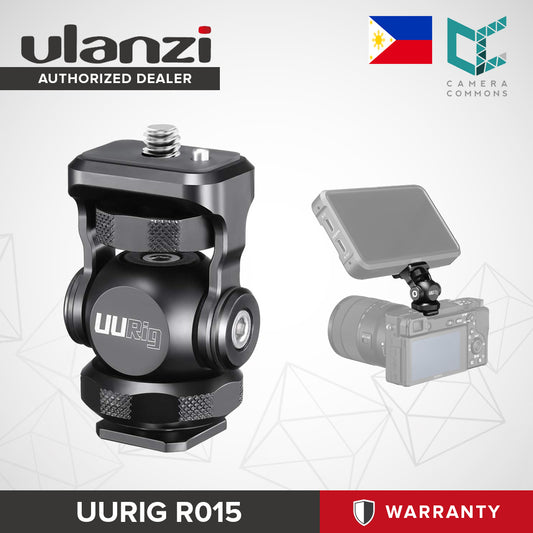 Ulanzi UURig R015 Ballhead Adjustable Angle Cold Shoe for Camera Accessories Monitor Mount Bracket
