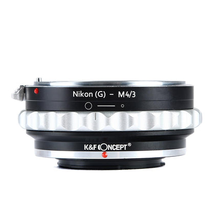 K&F Concept Nikon G/F/AI/AIS/D Lenses to M43 MFT Mount Camera Adapter NIKG-M43