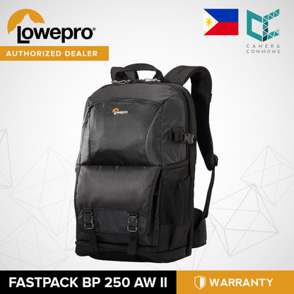 Lowepro Fastpack BP 250 AW II Backpack for Camera Gears and Laptop
