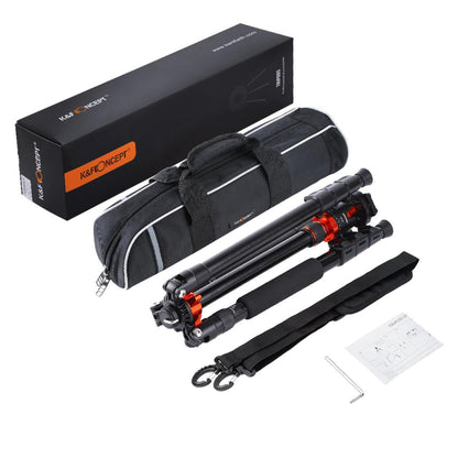 K&F Concept SA254M2 DSLR Camera Aluminum Tripod with Monopod and Ball Head Kit KF09.089