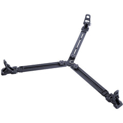 Miliboo MTT605A Professional Aluminum Video Tripod with Fluid Head and Ground Spreader Heavy Duty