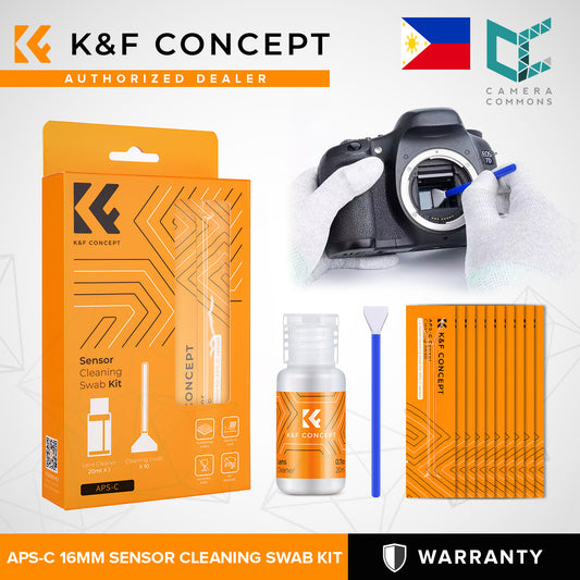 K&F Concept 1616 16mm APS-C Sensor Cleaning Swab Kit for Camera Lenses