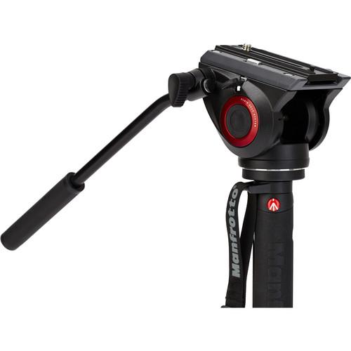 Manfrotto MVMXPRO500 XPRO Monopod + Four-Section Alu with Fluid Video Head