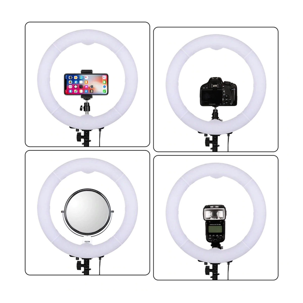 RL600 Ring Light 5500K 600pcs LED Photographic Lighting Dimmable for Photo Video Studio Phone Photography Lamp