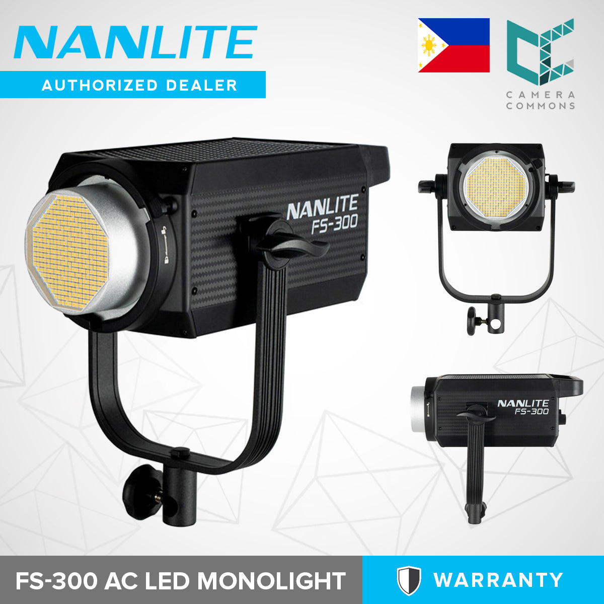 Nanlite FS-300 AC LED Monolight Studio Light FS300