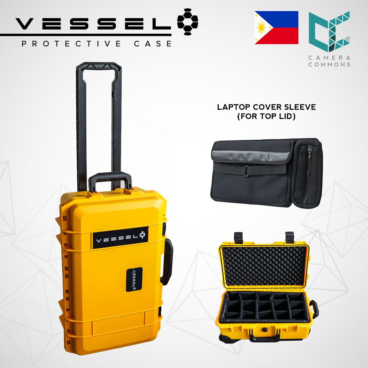 VESSEL CC1 Trolley Hard Case Camera Photography Equipment Case (Yellow)