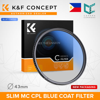 CLEARANCE KF FILTER CPL FILTER, SLIM BLUE MULTICOATED 46MM