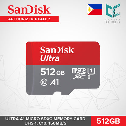 SanDisk Ultra A1 Series Micro SDHC SDXC Memory Card microSDHC UHS-1 C10 98MB/s 16GB 32GB 64GB 128GB 256GB 512GB