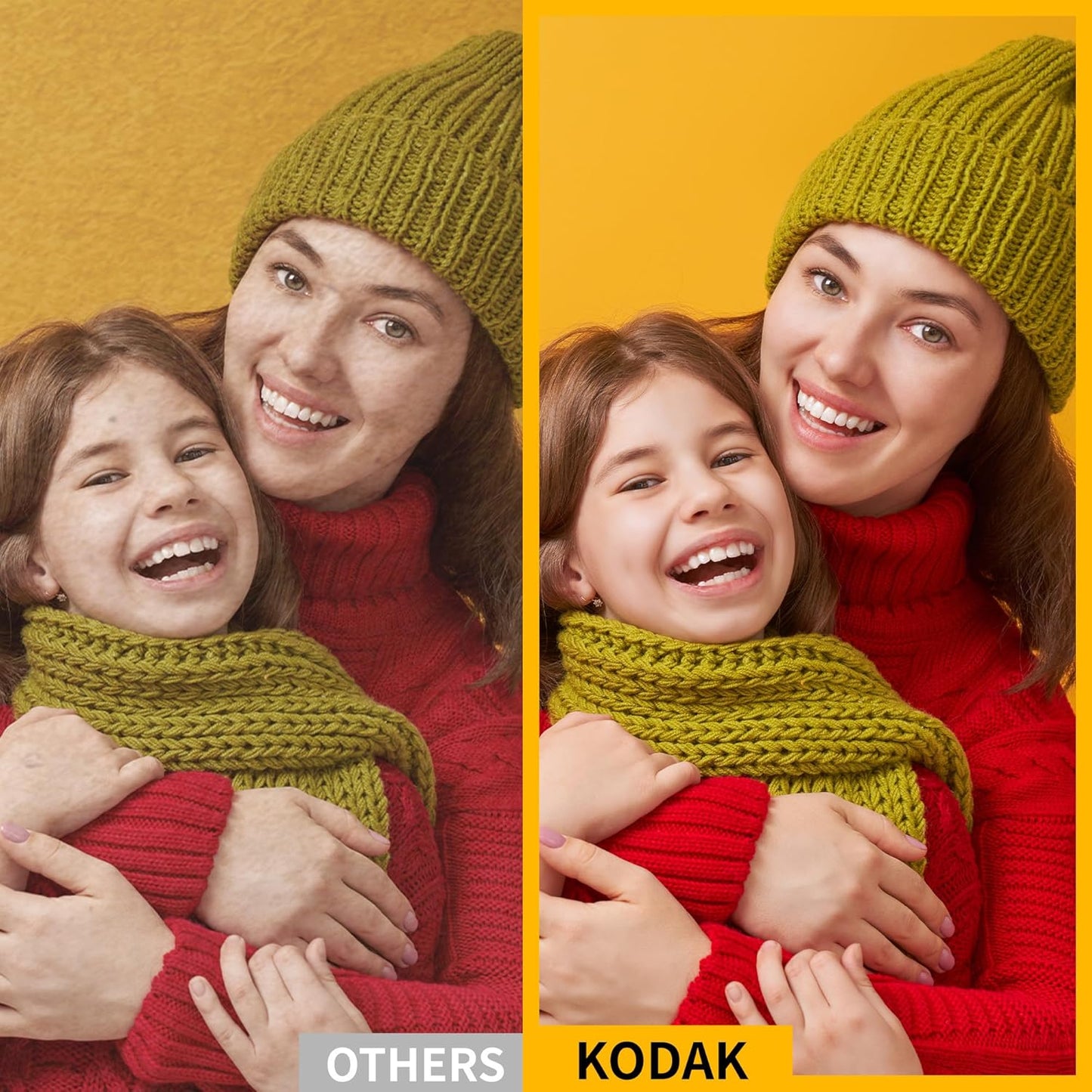 Kodak Mini 2 Retro 2.1"x3.4" Bluetooth Photo Printer Set 4PASS Borderless Print P210R