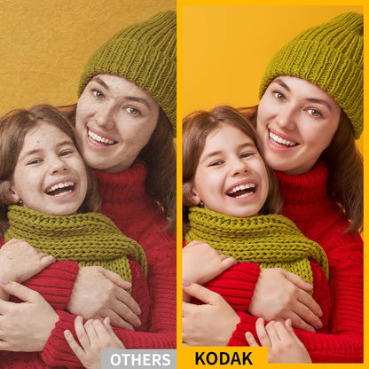 Kodak Mini 2 Retro 2.1"x3.4" Bluetooth Photo Printer Set 4PASS Borderless Print P210R