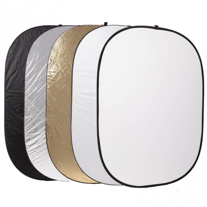 Godox RT-05 80x120cm 5 in 1 Collapsible Reflector for Studio Photography Videography 80x120