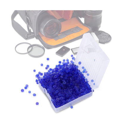 2pcs Silica Gel Desiccant Humidity Bead Box Absorbs Moisture for Camera Microscopes Telescopes
