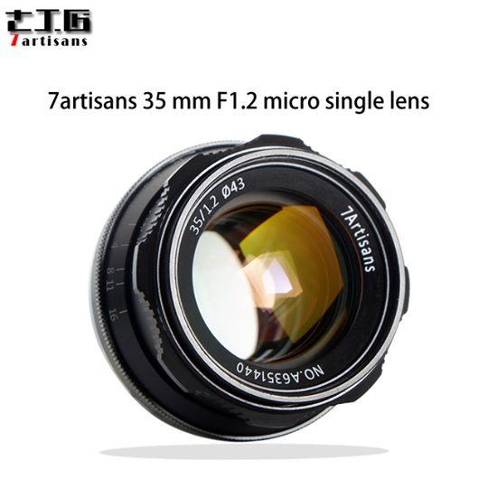 7artisans 35mm f/1.2 II Photoelectric Manual Focus Lens for Fujifilm Camera