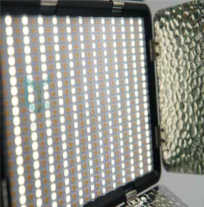 LED Video Light 528AS with Barn Doors Panel for Photography Studio Videography