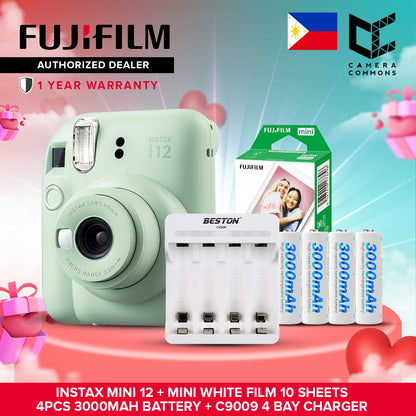 FUJIFILM Instax Mini 12 Instant Camera OFFICIAL Fujifilm PH 1 Year Local Warranty