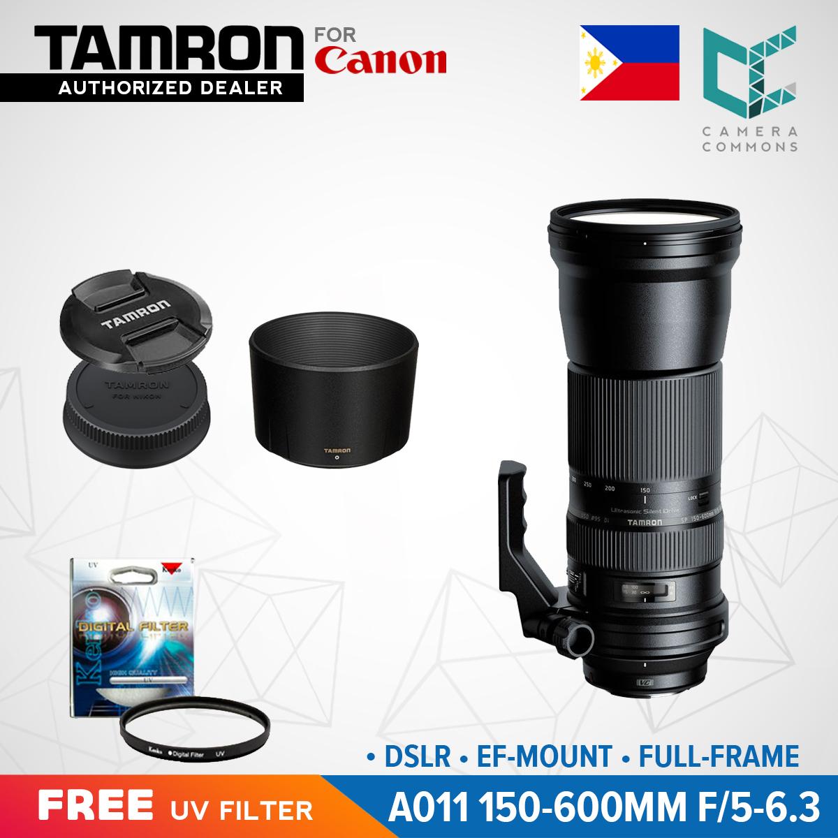Tamron A011 SP 150-600mm f/5-6.3 Di VC USD Lens for Canon DSLR EF Mount Full Frame