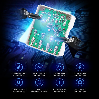 Beston C8002 4-Bay Charger Battery Charger for AA / AAA Rechargeable Battery BST-C8002