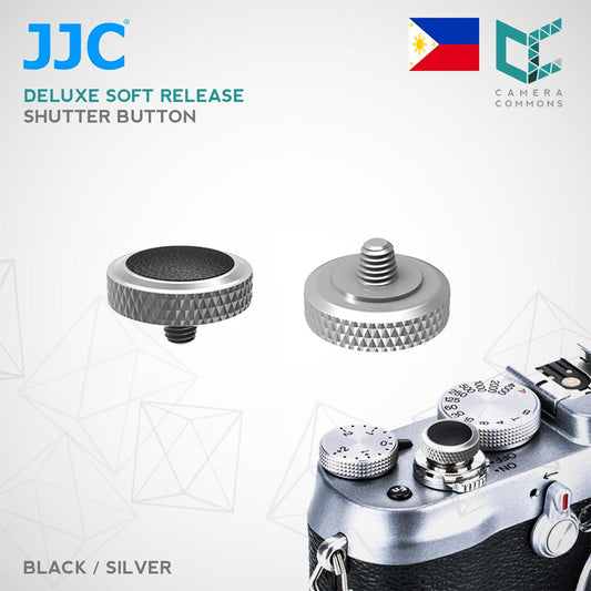 JJC SRB Deluxe Shutter Button GRAY/SILVER/BLACK / Soft Shutter Release (SRB-GR BLACK)