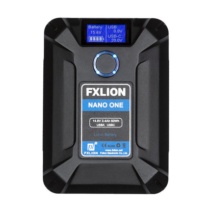 Fxlion NANO ONE 50Wh 14.8V Ultra-Compact V-Mount Battery