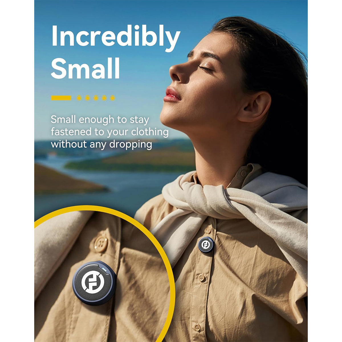 CLEARANCE Hollyland Lark M2 DUO Wireless Mini Microphone Button Mic Tiny Audio Equipment Combo