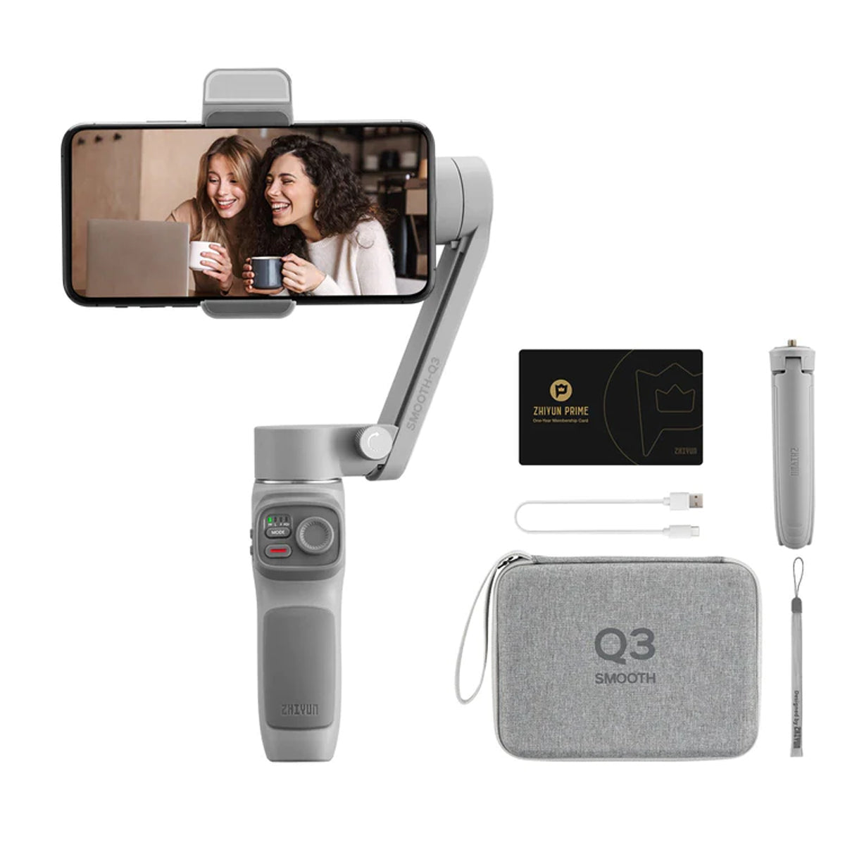 CLEARANCE Zhiyun Smooth Q3 Smartphone Gimbal Stabilizer Combo Set