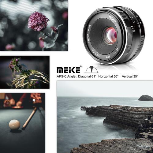 MEIKE 25mm f/1.8 Wide Angle Manual Lens for Fujifilm Mirrorless Camera X Mount